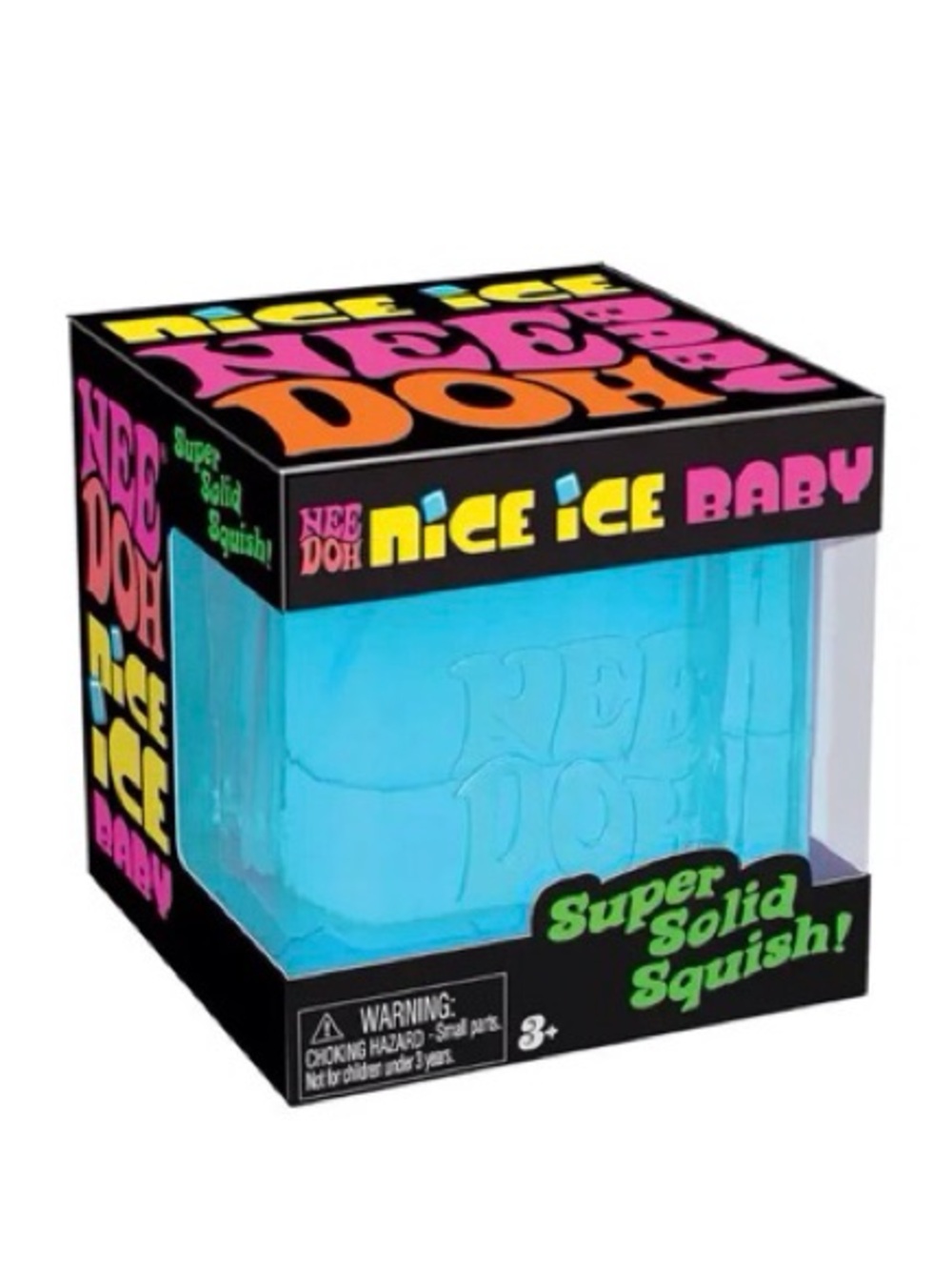 Nee Doh Nice Ice Baby Blue Super Solid Squish